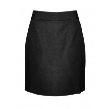 S-Cut Straight Skirt