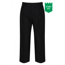 BSW Sturdy Fit Boys Trousers Black