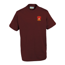 PE T-shirt Burgundy 